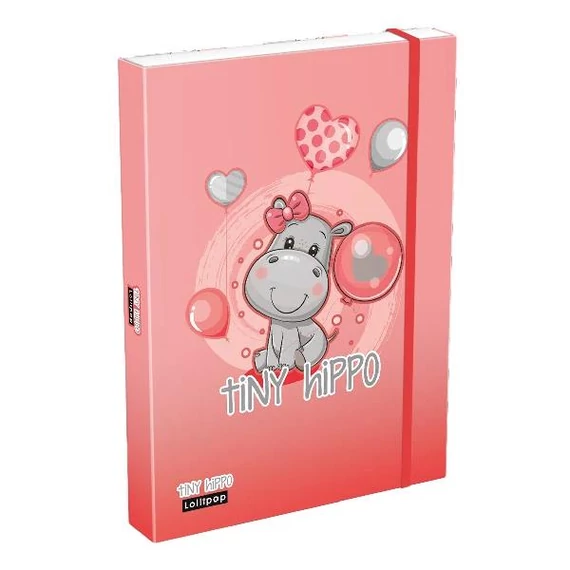 FÜZETBOX LIZZY 312824 LOLLIPOP TINY HIPPO A/4