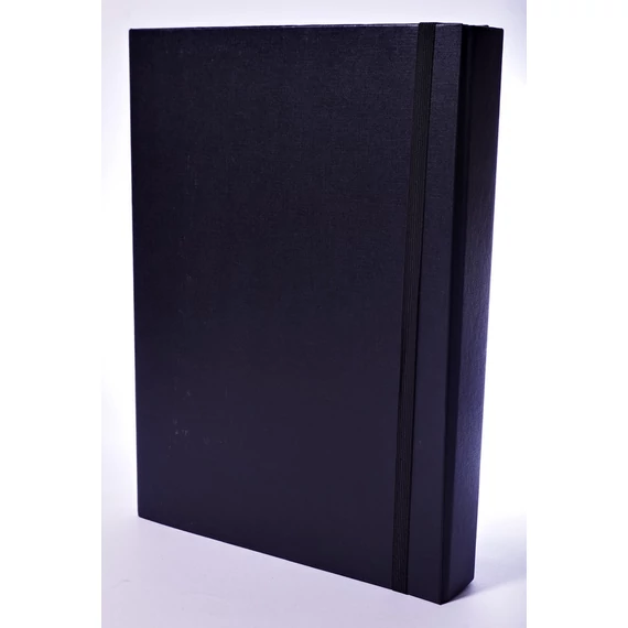 IRATTARTÓ PENMATE 6902 LUX ECO GUMIS A/4 4,5CM FEKETE