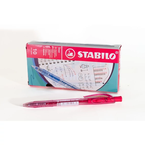 GOLYÓSTOLL STABILO 308 PIROS 0,38MM