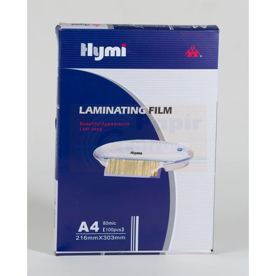 LAMINÁLÓ FÓLIA 80MIC. 100DB/DOB A/4